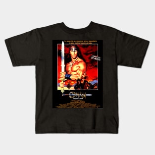 Classic Fantasy Movie Poster - Conan Kids T-Shirt